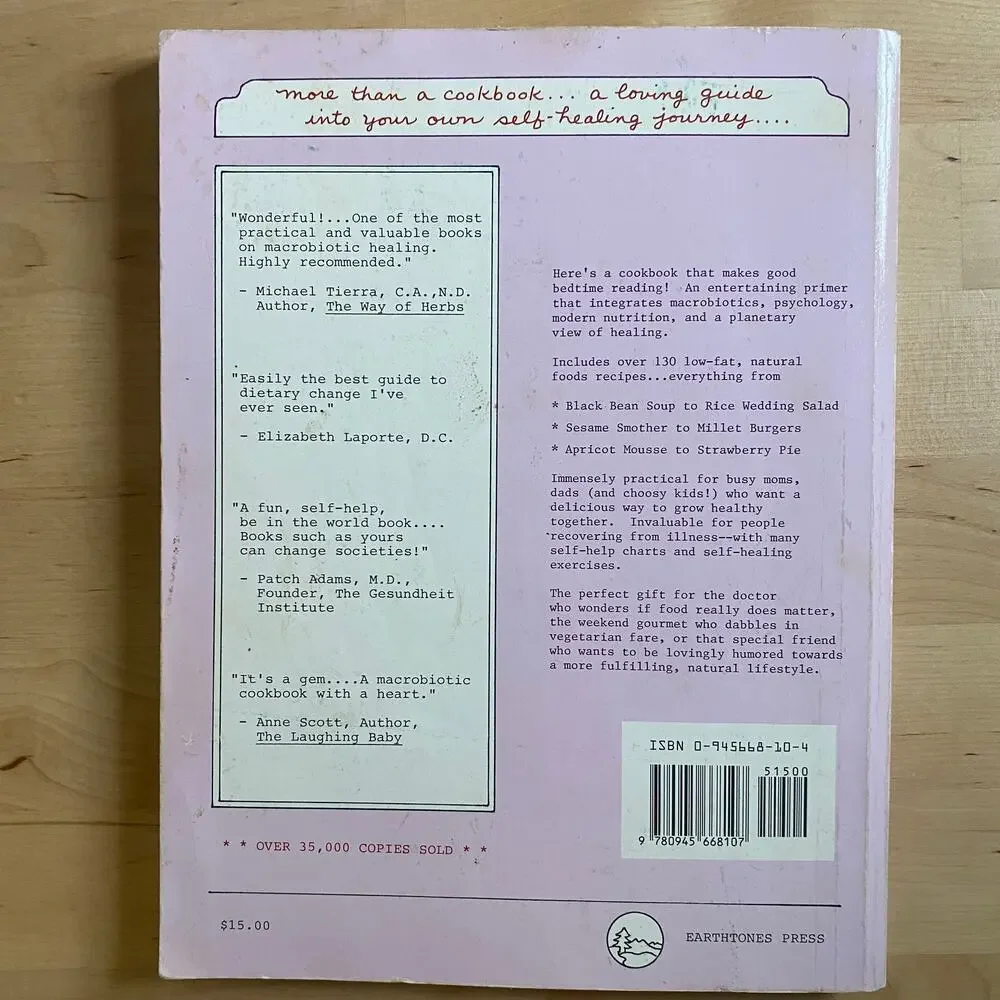 Vintage 1989 The Self Healing Cookbook